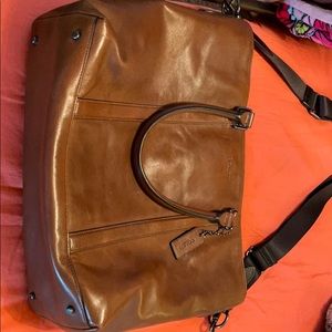 Coach metropolitan tote with crossbody strap